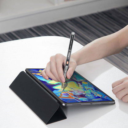 Wiwu Pencil W Pro Dijital Led Göstergeli Palm-Rejection Şeffaf Görünüm Tasarımlı Dokunmatik Çizim Kalemi Renksiz