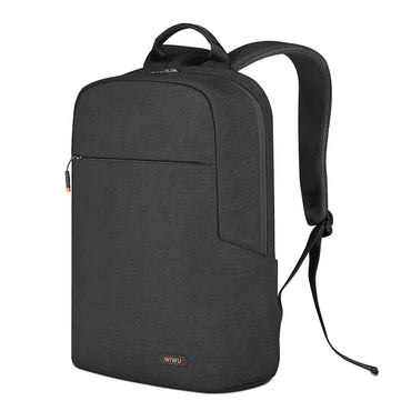Wiwu Pilot Series Water-Resistant Polyester Fabric Travel Backpack Black 