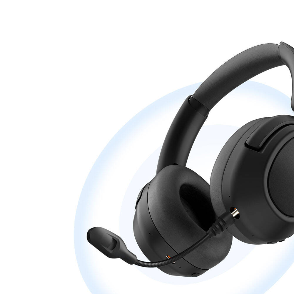 Wiwu Pilot TD-03 ANC Active Noise Cancelling Over-Ear Bluetooth Headphones Black 