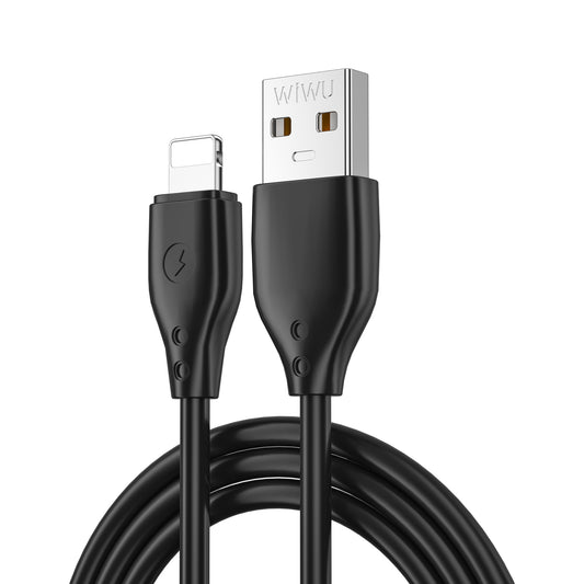 Wiwu Pioneer WI-C001 Ultra Flexible Lightning USB Cable 1M Black 
