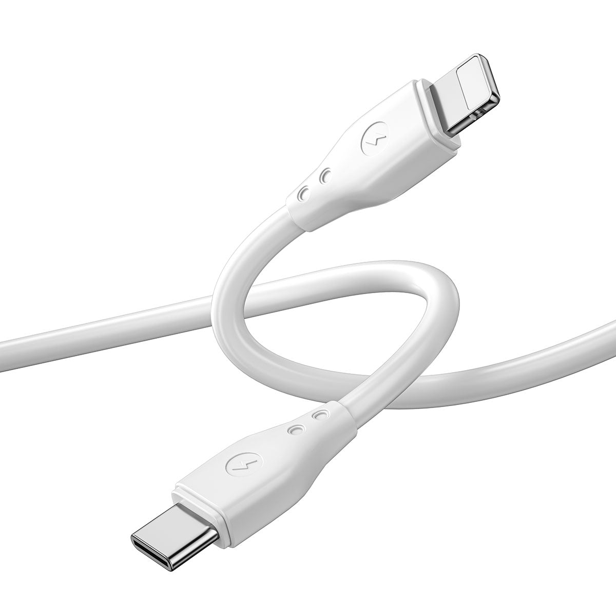 Wiwu Pioneer Wİ-C002 Ultra Flexible 30W Fast Charging Type-C to Lightning PD Cable 1M Black