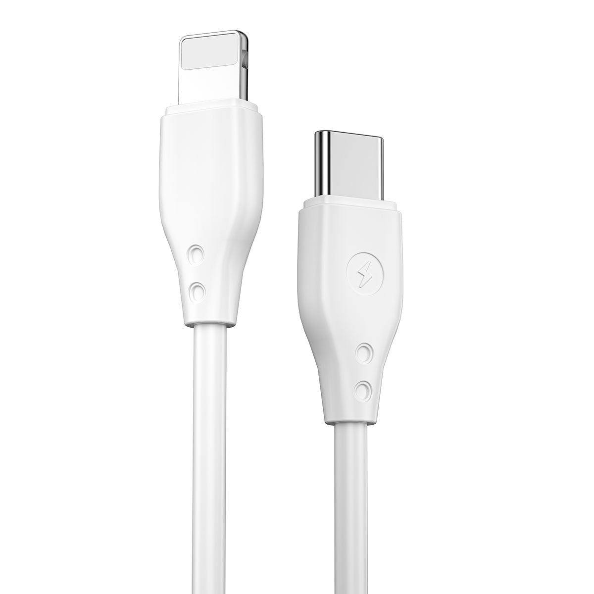 Wiwu Pioneer Wİ-C002 Ultra Flexible 30W Fast Charging Type-C to Lightning PD Cable 1M Black