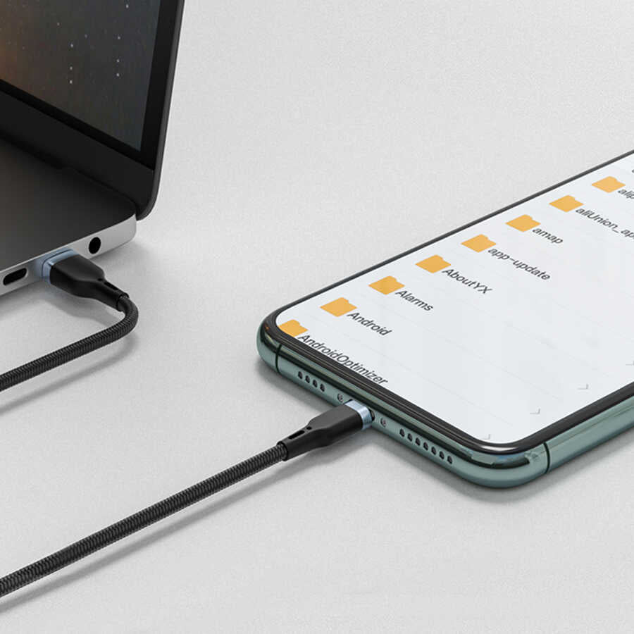 Wiwu Platinum Series PT04 PD to Lightning Cable 0.3M Black 