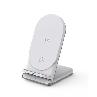 Wiwu Power Air 2 in 1 Wireless Charging Stand White 