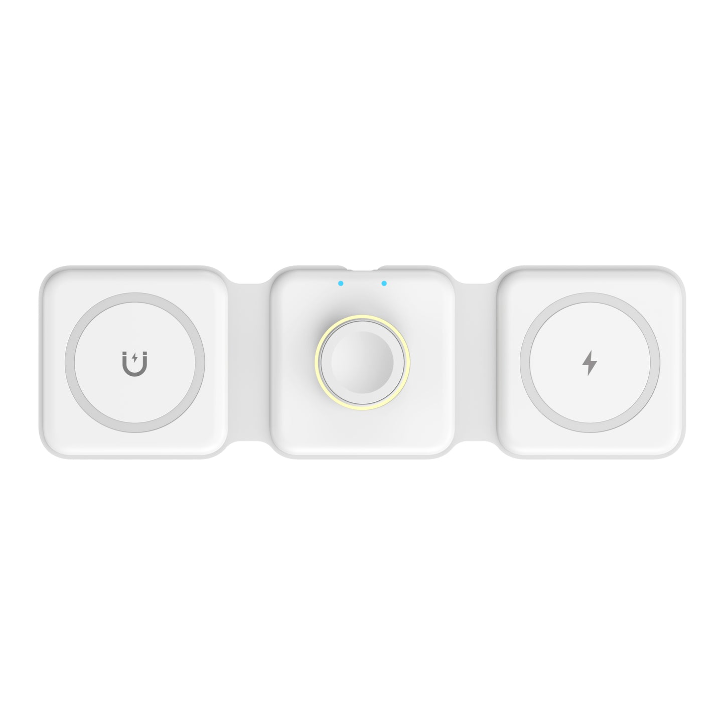 Wiwu Power Air M6 3 in 1 Magnetic Wireless Charging Stand Black 