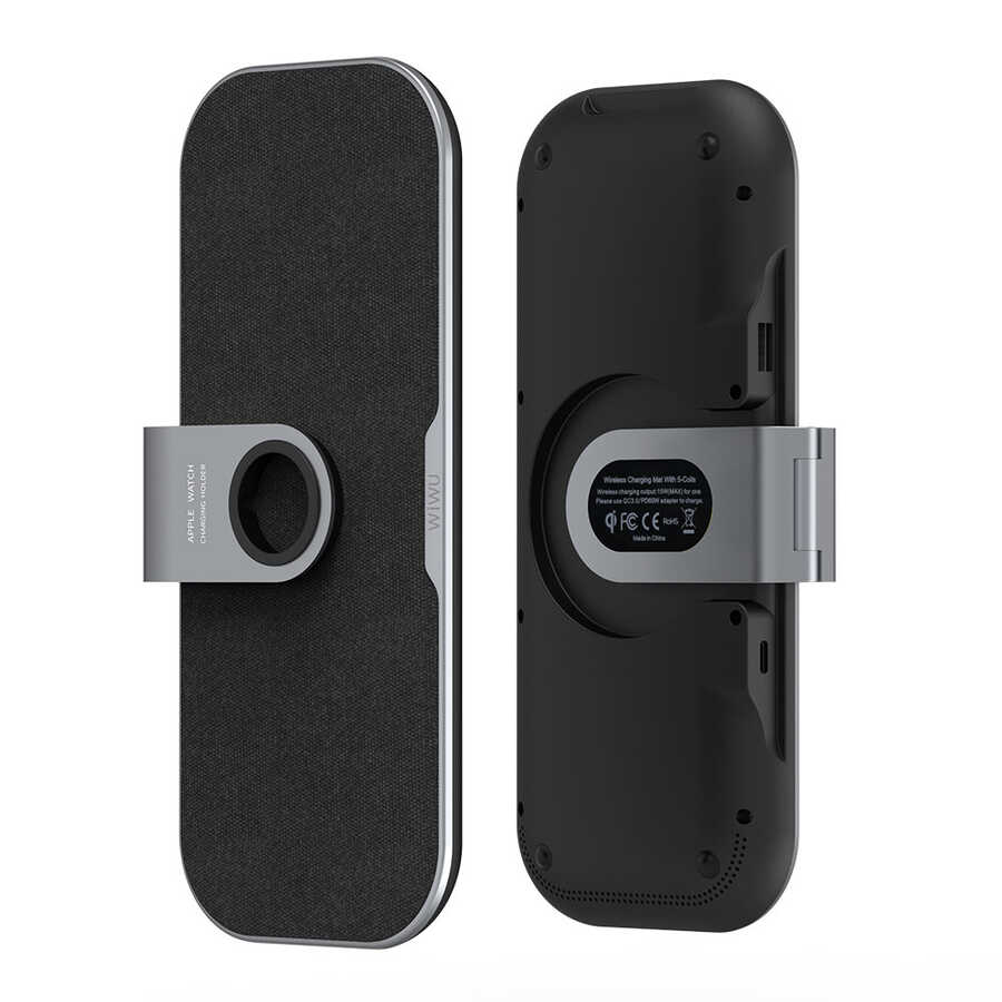Wiwu Power Air PA3IN1B 3 in 1 Wireless Charging Stand Black 