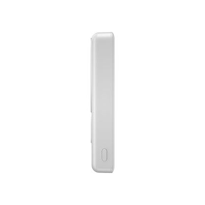 Wiwu PP01 PowerPod Taşınabilir Wireless Şarj ve PD Hızlı Şarj Özellikli Powerbank 20W 10000mAh Beyaz