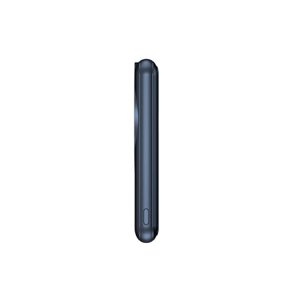Wiwu PP02 Taşınabilir Wireless Şarj ve PD Hızlı Şarj Özellikli Powerbank 15W 5000mAh Gümüş