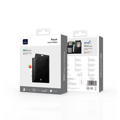 Wiwu Royal Wallet Android ve iOS Cihazlar için RFID Özellikli PU Deri Cüzdan
