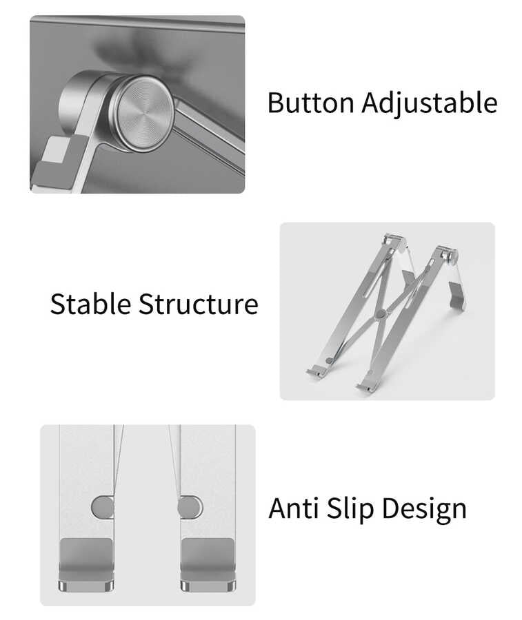 Wiwu S600 Laptop Stand Silver 