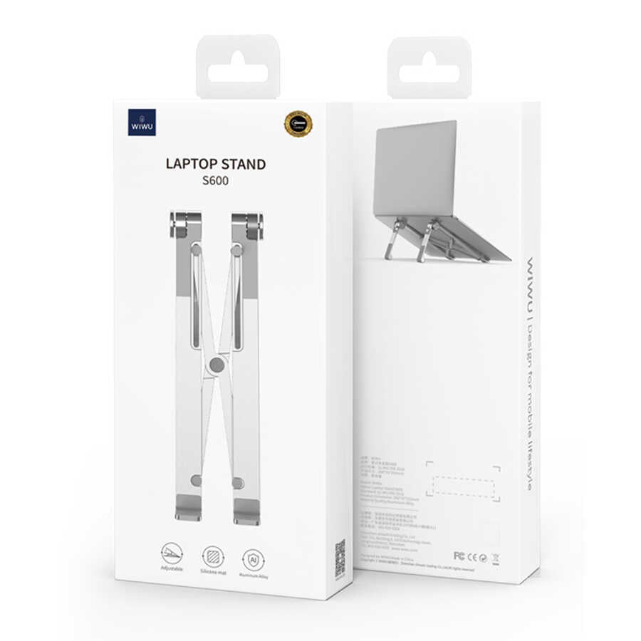 Wiwu S600 Laptop Stand Silver 