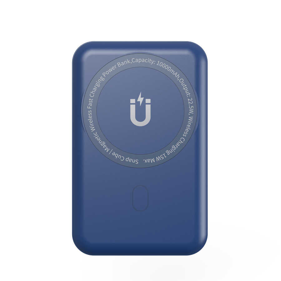 Wiwu SC10000 M-safe Mıknatıslı Wireless Powerbank Mavi