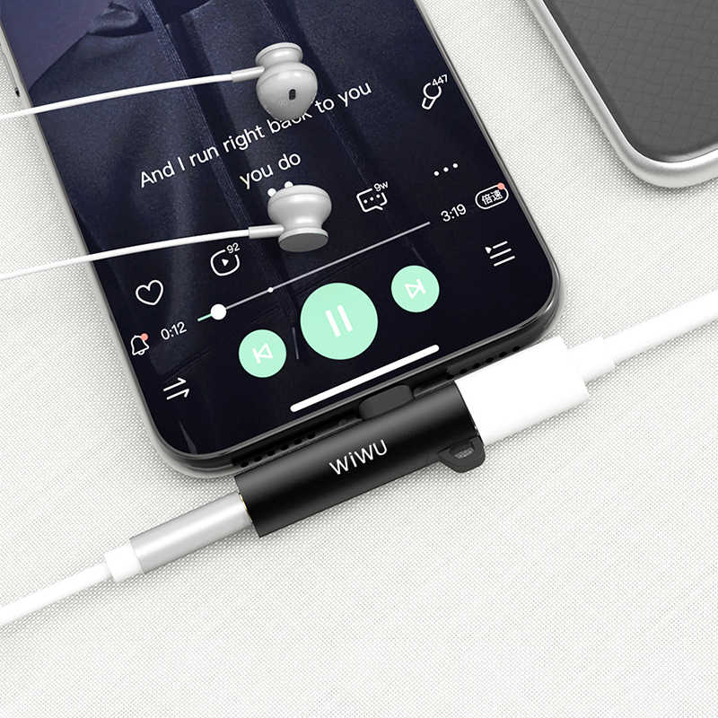 Wiwu ST05 Type-C Audio Adapter Black 
