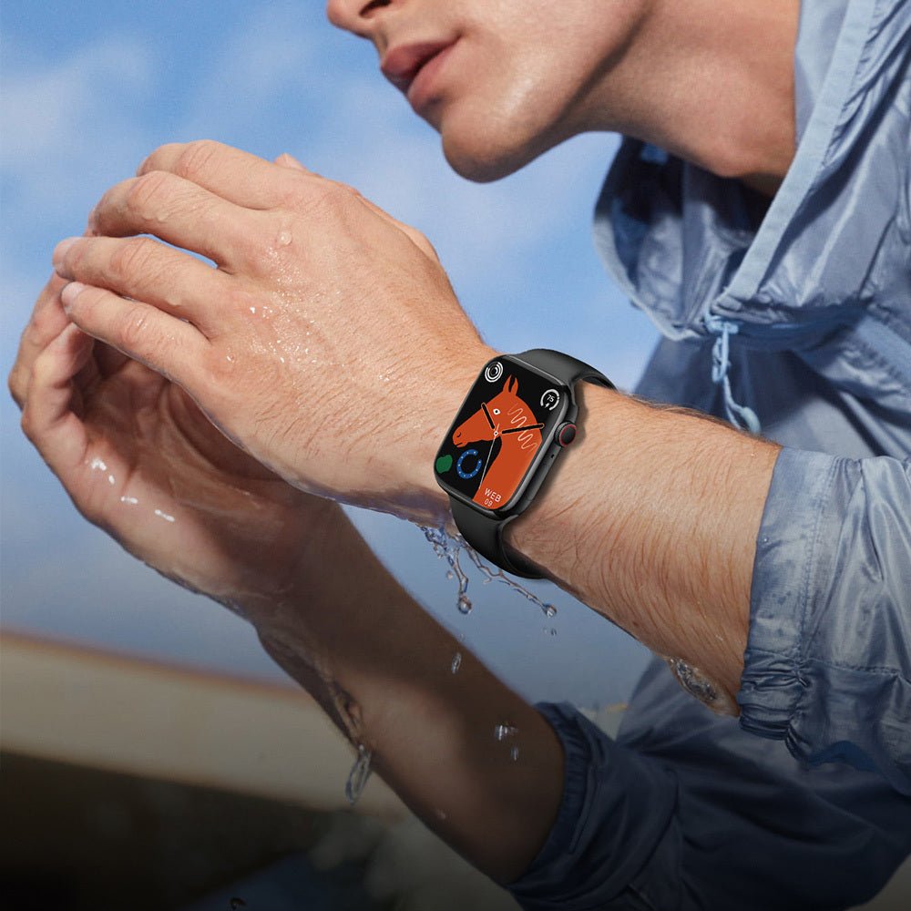 Wiwu SW01 Pro Lite iOS and Android Compatible Smart Watch Black 