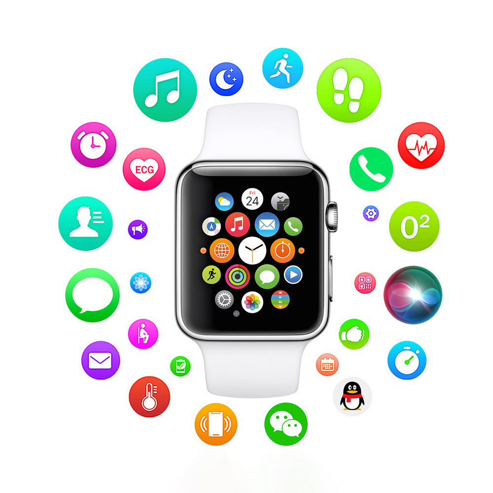 Wiwu SW01 Pro Lite iOS and Android Compatible Smart Watch Black 