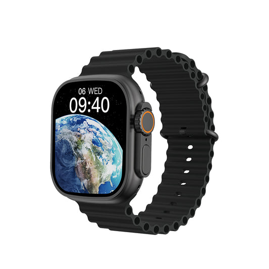Wiwu SW01 Ultra Lite iOS and Android Compatible Smart Watch Black 
