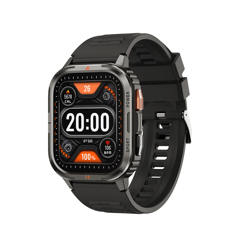 Wiwu SW05 Smart Watch IOS and Android Compatible TFT Screen IP68 Certified Smart Watch Silver 