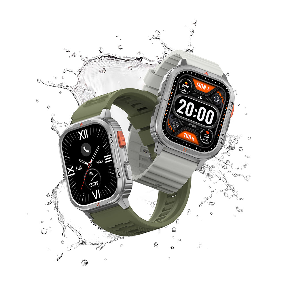 Wiwu SW05 Smart Watch IOS and Android Compatible TFT Screen IP68 Certified Smart Watch Black 
