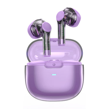 Wiwu T12 Transparent Design In-Ear Bluetooth Headphones Blue 