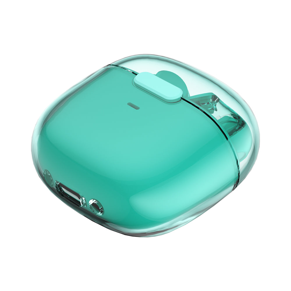 Wiwu T12 Transparent Design In-Ear Bluetooth Headphones Blue 