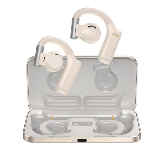 Wiwu T18 Clera Sound Series Freely Adjustable In-Ear Bluetooth 5.2 Headphones Cream 