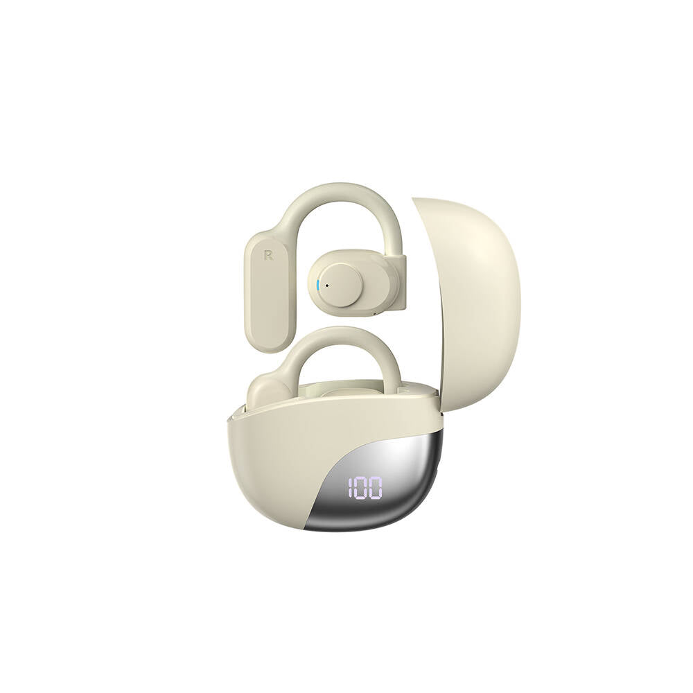 Wiwu T20 Openbuds TWS In-Ear Bluetooth v5.3 Earphones Cream