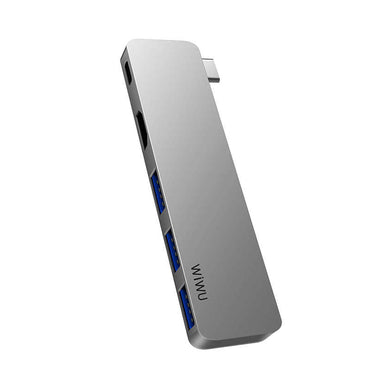 Wiwu T6 Pro Type-C Hub Silver