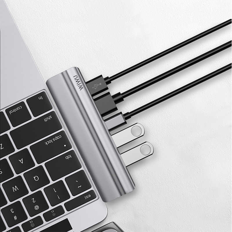 Wiwu T9 Type-C Hub Gray