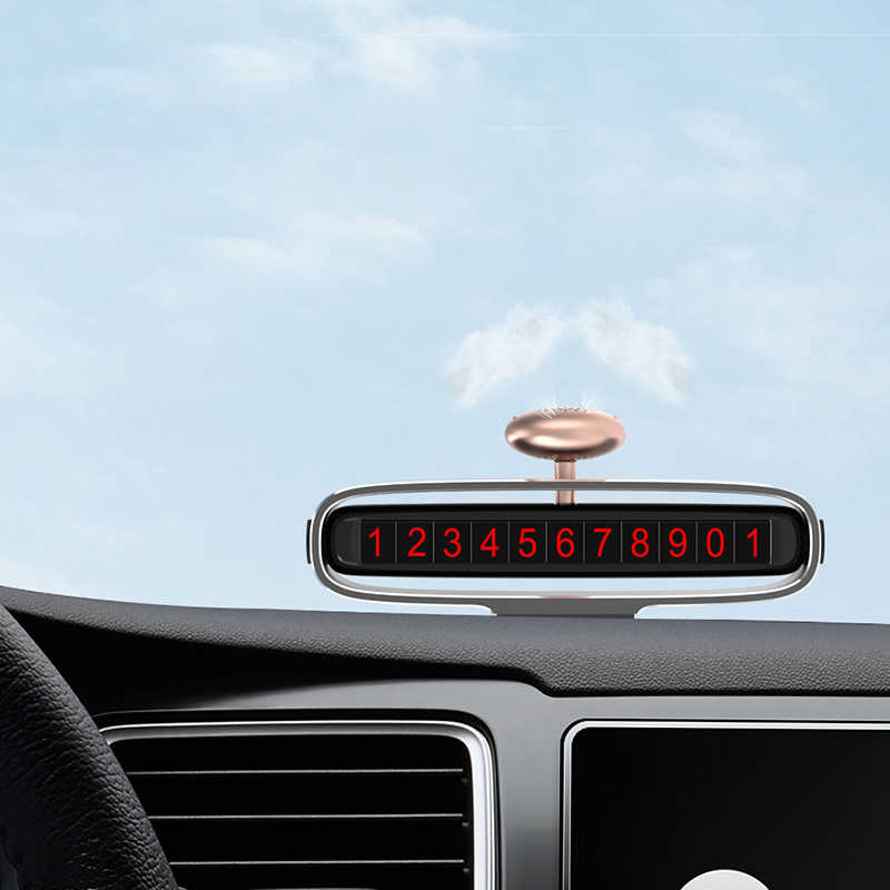 Wiwu TC-001 Vehicle Scented Parking Numbering Device Black