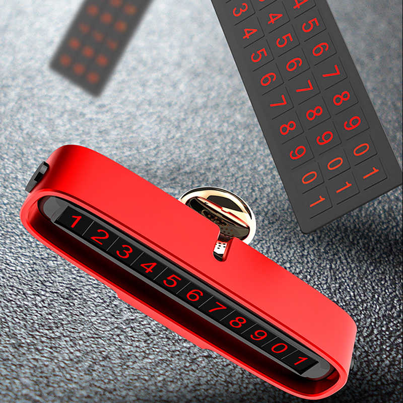 Wiwu TC-001 Vehicle Scented Parking Numbering Device Black