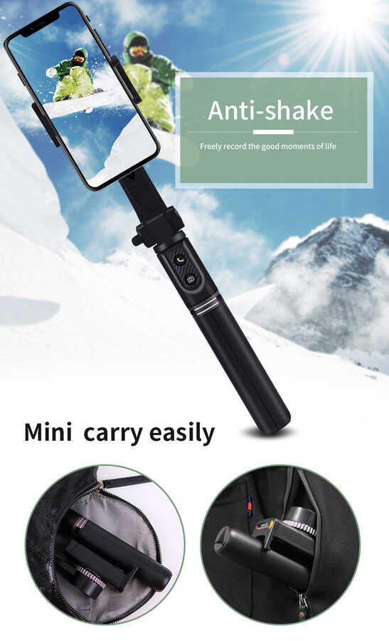 Wiwu TGS-301 Multifunctional Selfie Stick Black
