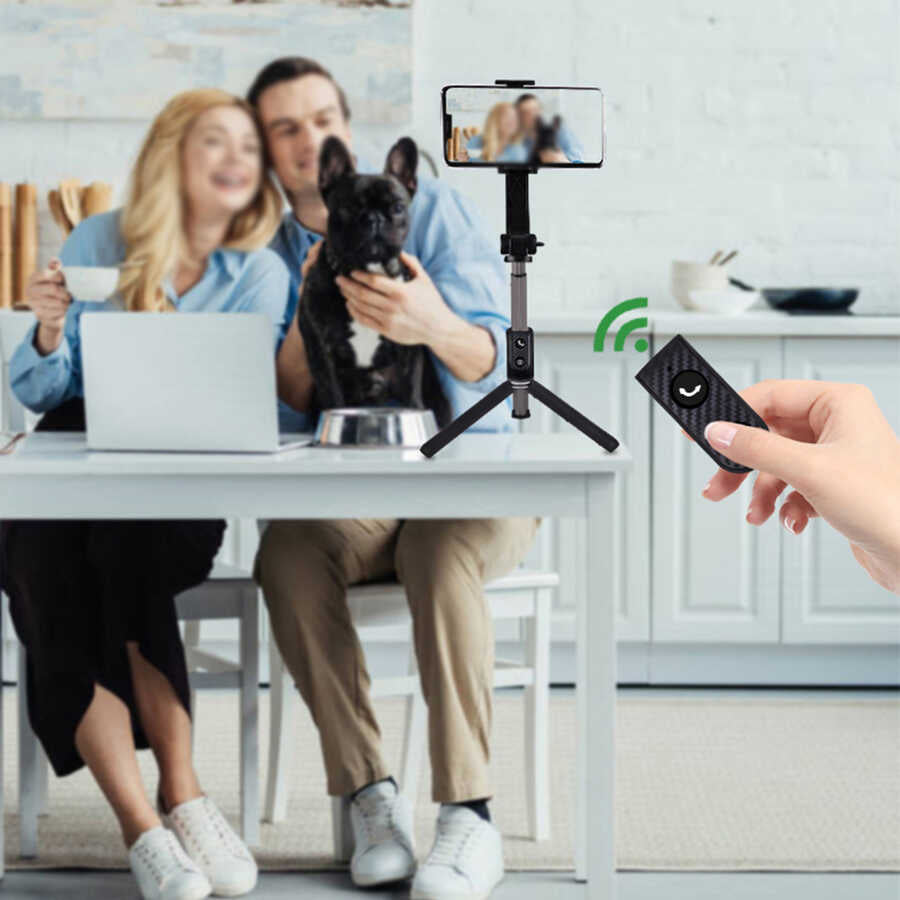 Wiwu TGS-301 Multifunctional Selfie Stick Black