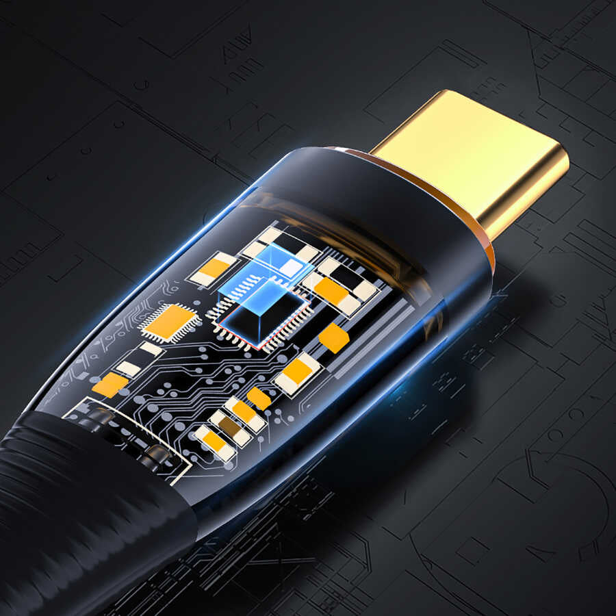 Wiwu TM02 Type-C to Type-C PD Data Cable 480Mbps 100W 2 meters Black