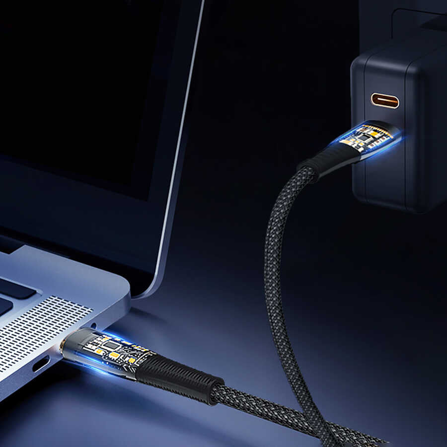 Wiwu TM02 Type-C to Type-C PD Data Cable 480Mbps 100W 2 meters Black