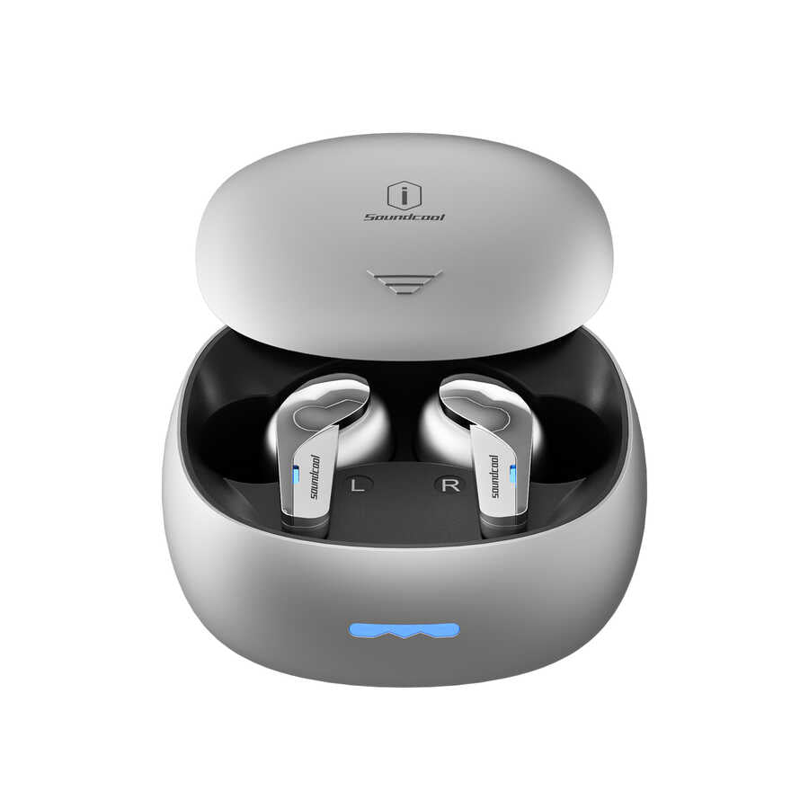 Wiwu TWS09 Bluetooth Headphones Gray 