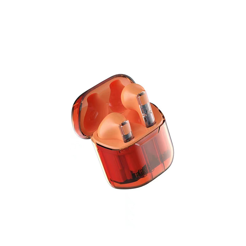Wiwu TWS11 Transparent Design Ghost In-Ear Bluetooth Earphones Orange 
