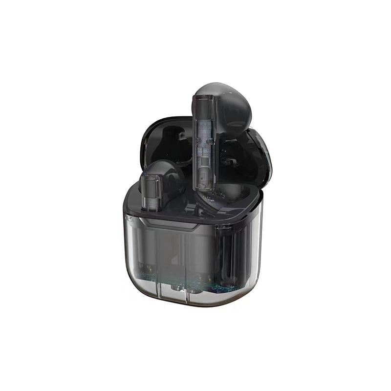 Wiwu TWS11 Transparent Design Ghost In-Ear Bluetooth Earphones Black 