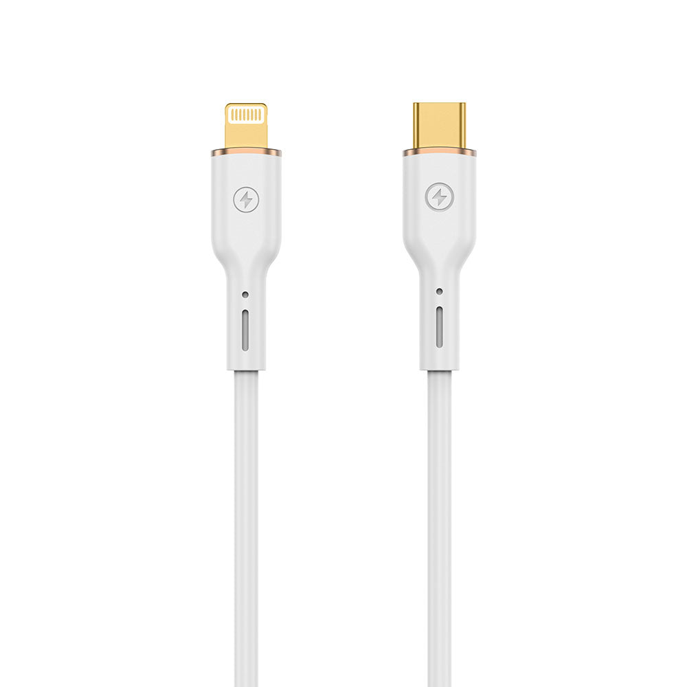 Wiwu Vigor YQ-01 Type-C to Lightning Flexible PD Data Cable 27W 480Mbps 1.2M Black 