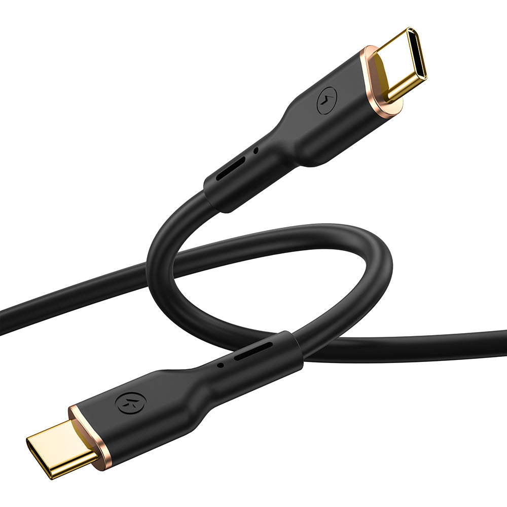 Wiwu Vigor YQ-02 Type-C to Type-C Flexible PD Data Cable 100W 480Mbps 1.2M White 