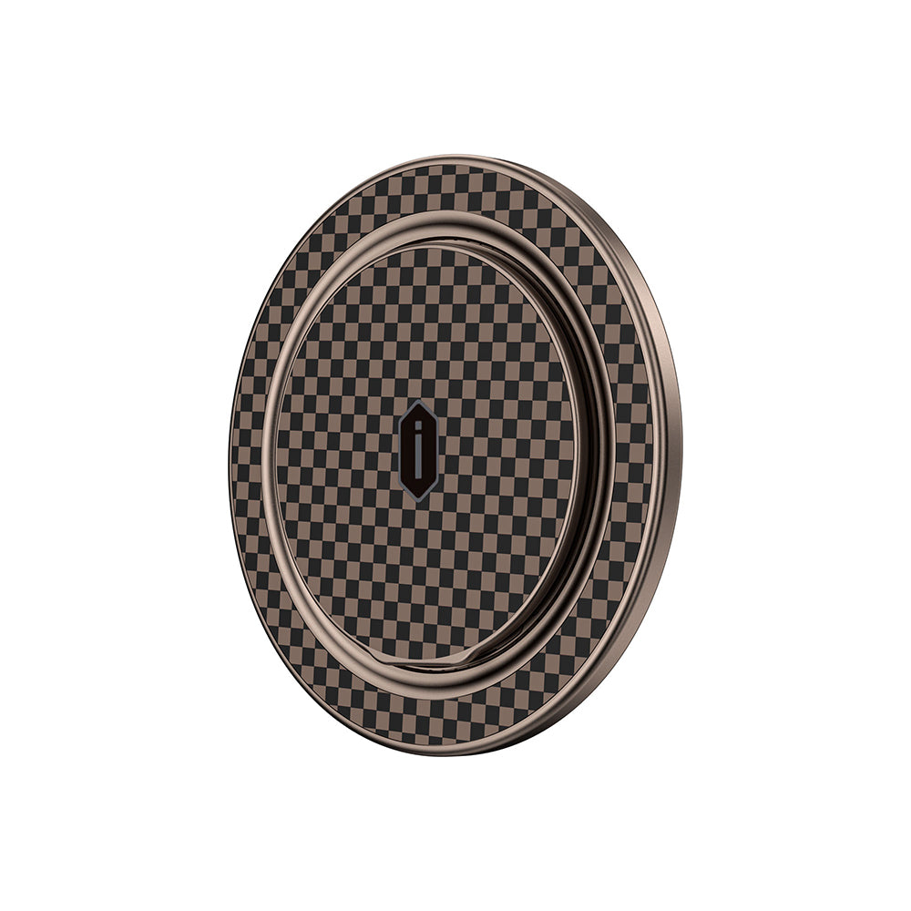 Wiwu Warriors Serisi Aramid Fiber 360 Derece Dönebilen Magnetik Ring Stand Telefon Tutucu Desert Titanyum