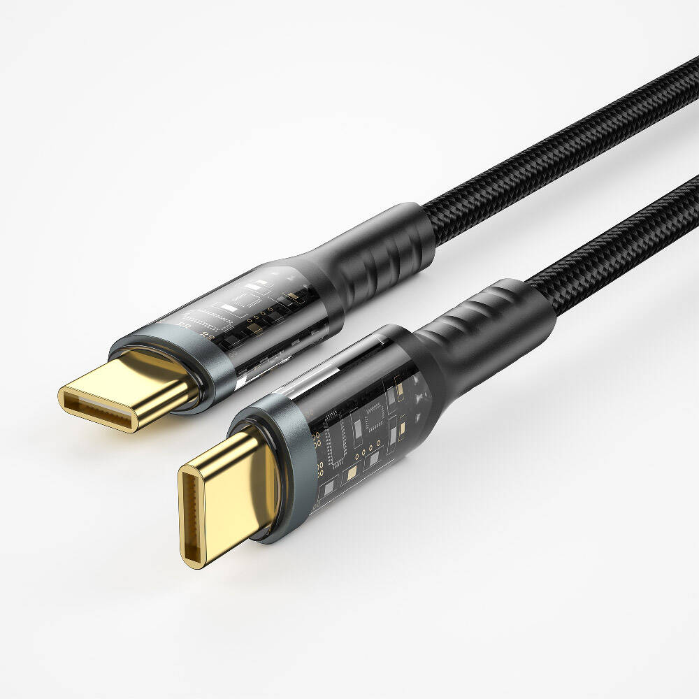 Wiwu Wi-C016 Geek Series Type-C to Type-C PD Data Cable 100W 1.2 Meters Black 