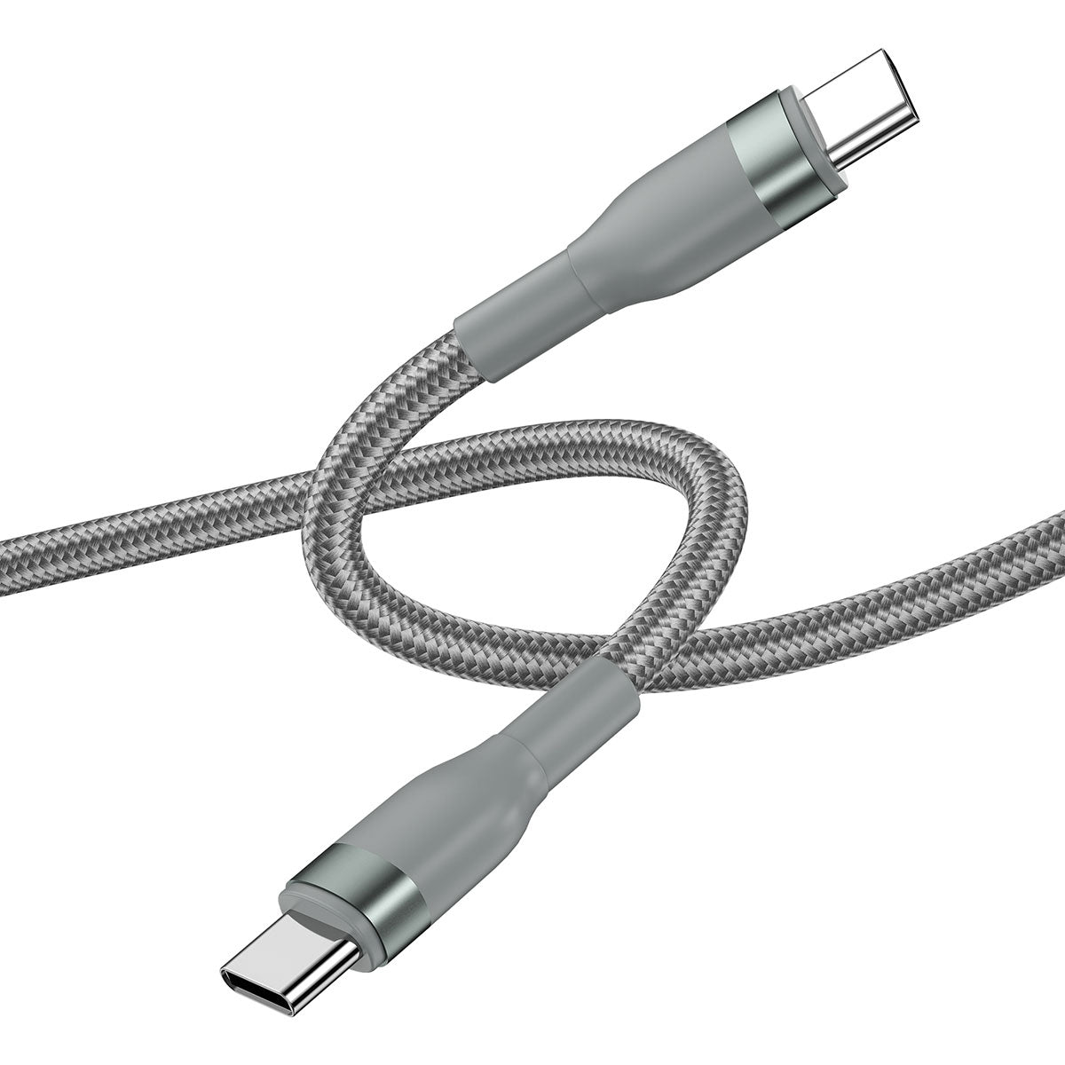 Wiwu WI-C017 Concise Series Type-C to Type-C PD Data Cable 100W 1.2 Meters Gray 