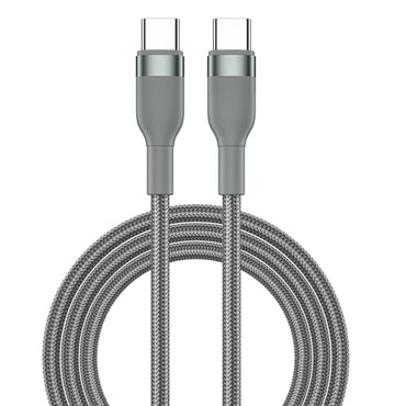 Wiwu Wi-C017 Concise Series Type-C to Type-C PD Data Cable 100W 2M Gray 