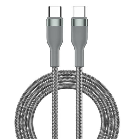 Wiwu Wi-C017 Concise Series Type-C to Type-C PD Data Cable 100W 2M Gray 