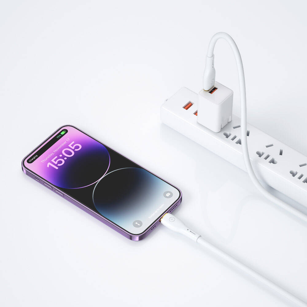 Wiwu Wi-C018 Vigor Series Type-C to Lightning PD Data Cable 30W 1.2 Meters White 