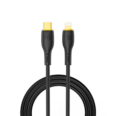 Wiwu Wi-C018 Vigor Series Type-C to Lightning PD Data Cable 30W 1.2 Meters Black 