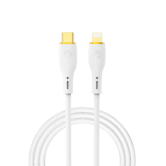 Wiwu Wi-C018 Vigor Series Type-C to Lightning PD Data Cable 30W 1.2 Meters White 