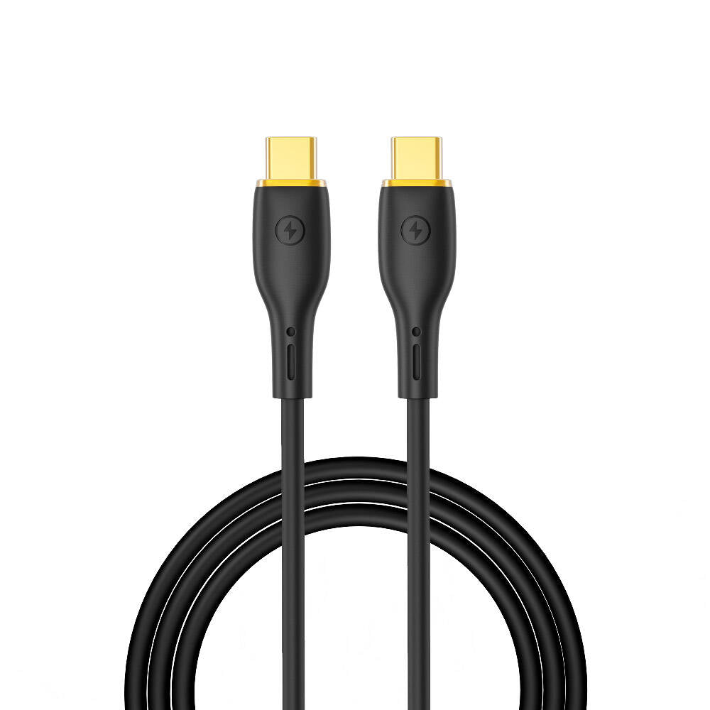 Wiwu Wi-C018 Vigor Series Type-C to Type-C PD Data Cable 100W 1.2 Meters Black 