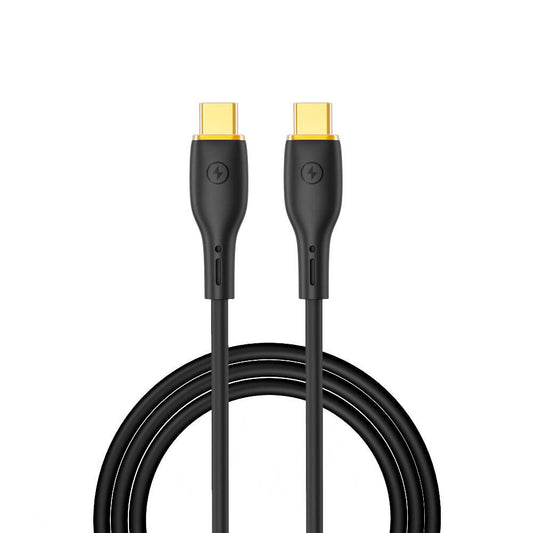 Wiwu Wi-C018 Vigor Series Type-C to Type-C PD Data Cable 100W 1.2 Meters Black 