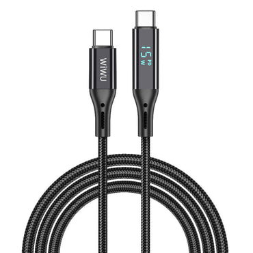 Wiwu Wi-C020 Thor Series 100W Fast Charging Type-C to Type-C Cable 1.2M Gray 